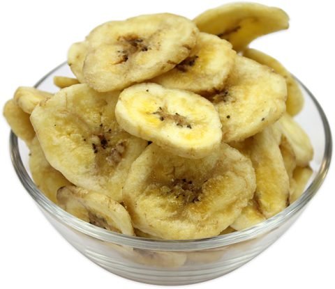 Organic Dried Banana Chips